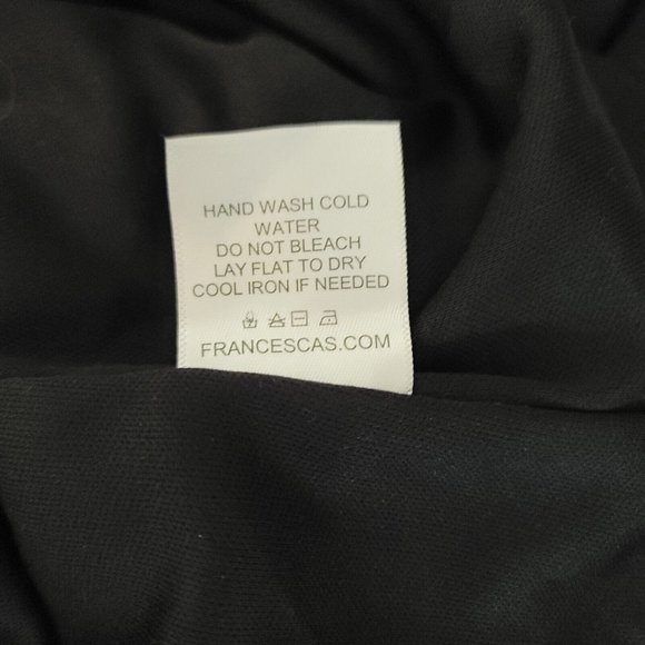 Blue Rain Womens Size XS Swiss Dot Babydoll Tiered Dress Black Dark Academia Top - Picture 11 of 11